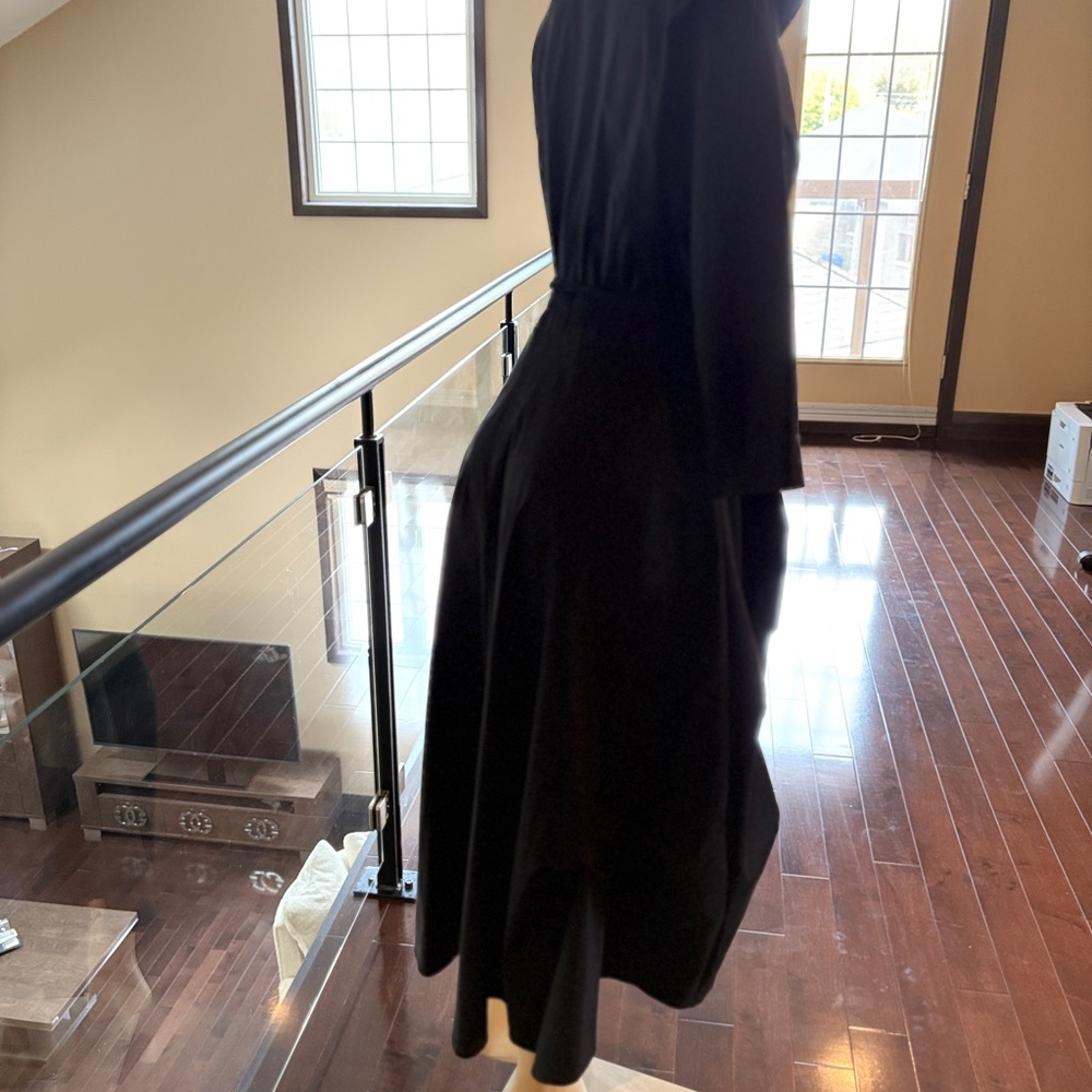 Joseph Ribkoff Black Maxi Dress with Belt - Picture 2 of 4